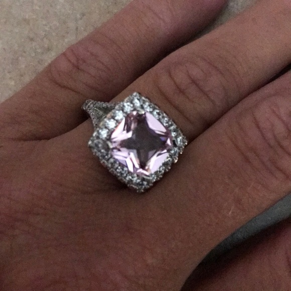 925 Sterling Silver Princess cut 3.5KTCubic Zircon - Picture 8 of 8